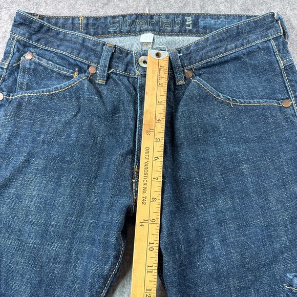 Levi's‎ Silver Tab Ltd Edition Men's 31X 31 Slim Straight Dark Wash Jeans - Picture 3 of 8